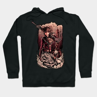 fighting woman Hoodie